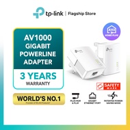 TP-Link TL-PA7017 KIT AV2/AV1000 Gigabit Ethernet LAN Powerline Network Adapters Starter Kit 2 Units