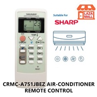 【 SHARP OLD 】 AIRCOND AIR-CONDITIONER REMOTE CONTROL CONTROLLER REPLACEMENT PART CRMC-A751JBEZ 空调遥控器 ALAT KAWALAN JAUH