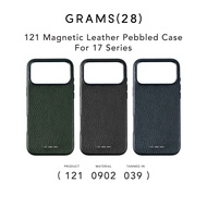 Grams(28) 121 Magnetic Leather Pebbled Case for 17 Series