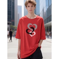 2Y707 [AIYOU] M-5XL T Shirt Baju Perempuan Style Tshirt Lelaki Plus Size Plus Size Lelaki Korean Sty