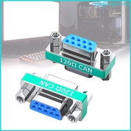 YIN 2PCS DB9pin Thin Profile Adapters With 120Ω Resistor for CAN Bus Signal Integrity and Serial Com