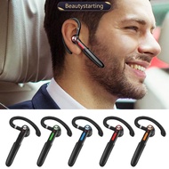 BEAUTYSTARTING Business Bluetooth Earphone Rotatable Ear-Hook Stereo Noise-Cancelling Headphones Tou