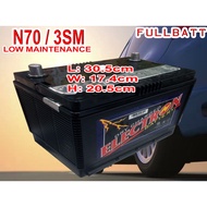 ELECTRON 3SM  N70 PREMIUM LOW MAINTENANCE CAR BATTERY
