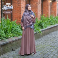 Free Kaos Kaki Premium!!! Ready!!! Set &amp; Dress Sejuk Elbina Hijab -