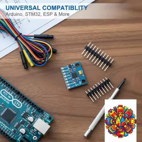MPU6050 GY-521 3-Axis Accelerometer Gyroscope 6DOF Sensor Module for ESP32 Microcontroller DIY Proje
