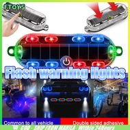 Shipped In 24 Cm.2.7*9.1cm Solar Warning Light 3 Colors And 3 Models Available Oval Emergency Waterp