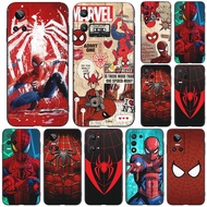 Realme C2 C3 C11 2020 C11 2021 C12 C15 TPU Spot black phone case Marvel Movie Spider-Man
