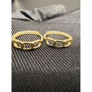 YG050- 916 Yellow Gold Design Clip Earring