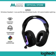 LOGITECH G522 LIGHTSPEED WIRELESS GAMING HEADSET WITH LIGHTSYNC RGB / SYNCHRONIZED PRO-G AUDIO (981-