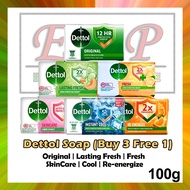 Dettol Bar Soap 100g x4's