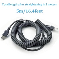 5 Meter USB data cable for data barcode scanner, RJ45 to USB port scanner cable, suitable for Datalo