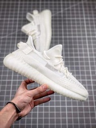 Yeezy 350 Boost V2 純白鏤空 運動鞋