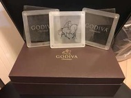 Godiva coaster (a set of 6) 玻璃杯墊