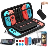 Nintendo Switch OLED Model Carrying Case, 9 in 1 Accessories Kit for 2021 NS Switch OLED Model