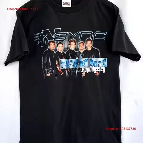 VTG Nsync Boy Band Justin Timberlake Rap T Shirt Hip Hop Doubled Sided Sz M vintage Washed Stylish B