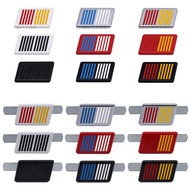 3D Metal RALLI ART Logo Car Stickers Decals Front Hood Grill Emblem For Mitsubishi Lancer V5 V6 9 10