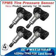 4Pcs Tpms FW931A159AB FW93-1A159-AB 433MHz Tire Pressure Sensor TPMS For Land Rover Range Rover Spor