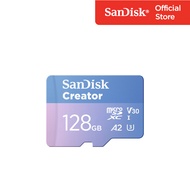 SanDisk Creator Extreme Micro SD Card SDSQXAA 128GB C10UHS-IU3V30A2 R/W Speed 190/90MB/s (SDSQXAA-12
