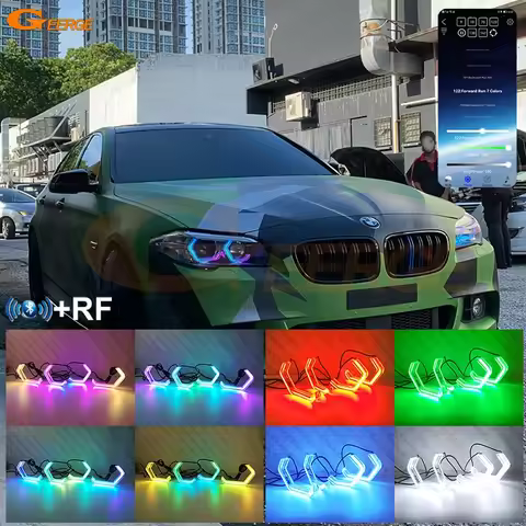 For BMW 5 Series F10 F11 F18 M5 Ultra Bright DRL Concept M4 Iconic Style Dynamic Multi Color RGB LED
