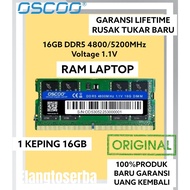 MEMORY SODIM RAM LAPTOP OSCOO DDR5 16GB 4800MHz/5200 ORI GAMING RAM NB DDR5 1 PIECE