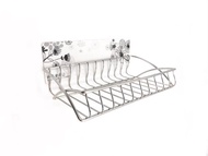 免鑽孔不鏽鋼浴室置物架 衛生紙架 瓶罐架 無痕貼片置物架 萬用架