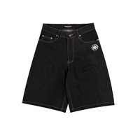 RAW DENIM JORTS PANTS BLACK OSAKA MOODDAY PROJECT