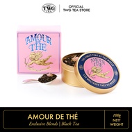 TWG Tea | Amour de Thé | Black Tea | Caviar Tea Tin Gift 100g / ชา ทีดับเบิ้ลยูจี ชาดำ ผสมผสานกับดอกกุหลาบที่ละเอียดอ่อน บรรจุ 100 กรัม