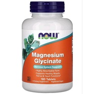 Now Foods, Magnesium Glycinate, 180 Tablets