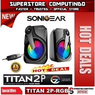 Sonicgear Titan 2. Speaker System With Huge Bass And 7 Color Lighting