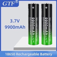 GTF 3.7V 18650 9900mAh Rechargeable Battery High Capacity Li-ion Rechargeable Battery For Flashlight Torch headlamp Battery