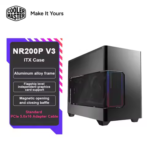 Cooler Master NR200P V3 ITX PC Case PCle 5.0x16 Adapter Cable Computer Aluminum Alloy Desktop Small 