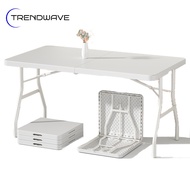 [Wthb Outdoor]Foldable Dining Table Portable Study Desk 1.22m-1.8m Multipurpose Outdoor Camping//Eve