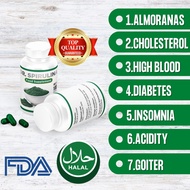 Ready stock ⚡Doctor Spirulina Food Supplement with Probiotics 100 capsules for Diabetes/Highblood/Al