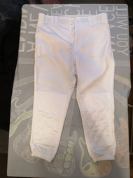 Size 160 日本 七分 白色 棒球褲 壘球褲 Japan baseball softball white pants