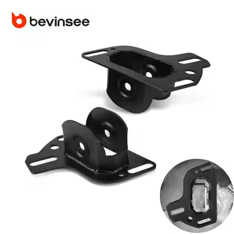 BEVINSEE Adjustable Rear Trailing Arm Brackets Set Drift For BMW E36 E46 M3 Z4 E85 E86 E89 318i 323i