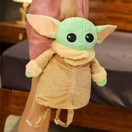 30cm Soft Plush Bags Baby Yoda Anime Figure Plush Backpack Bag Schoolbag Toys Children Gift Toys