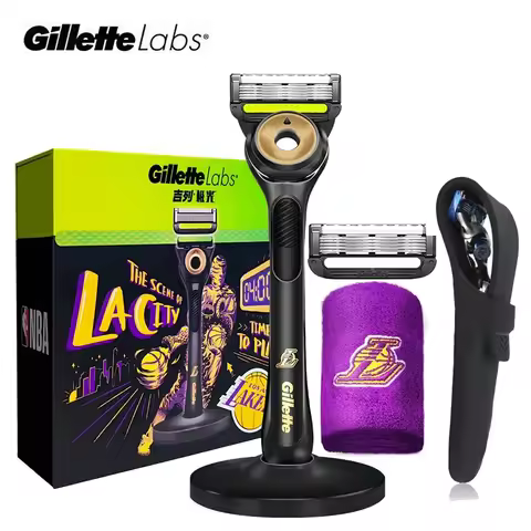 Gillette Labs Razor Aurora Series Flexdisc Manual Safety Shaver Shaving Machine 2pcs 5-Layer Blade R