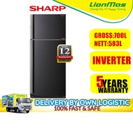 Sharp 700L Inverter  i-Kagami Refrigerator SJP735MBK SJ-P735MBK