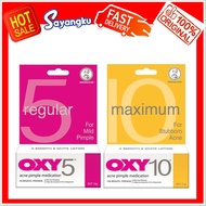 Oxy5 Oxy10 Acne Pimple Medication Cream - 10g