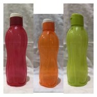 NEW Tupperware eco bottle 750 ml flip hijau botol minum flip top