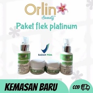 Paket Flek Platinum Orlin Beauty skincare Kulit sensitif (Bonus Hadiah Pembelian 1 Paket)Gratis Hadi