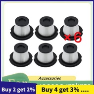 6 PCS HEPA Filter for  K17/K17G Sweeper Accessories Cleaner Parts Replacement