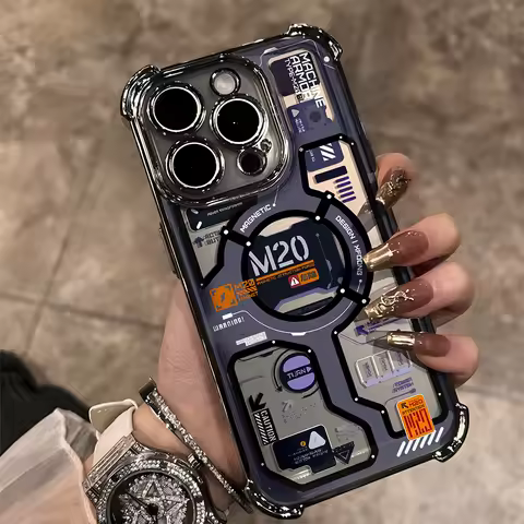 Hot New M20 Circuit Lable Plating Phone Case For Xiaomi Redmi A3 14C 13C K50 A1 Note 14 13 12 11 Pro