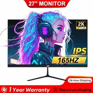 YGT 27 inch 2K Gaming Monitor 165Hz Fast IPS 1ms QHD 1440P Desktop Monitor for PC Gamer Display