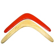 【Innovative】 Gymnastics 38cm New Funny Kids Toys Handmade Wooden Boomerang Classic V Shape Flying Sa
