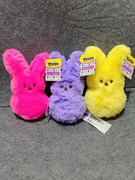 （一套代購賣$3xx）2023美國正版現貨❤️‍🔥2023兔年 Peeps 兔公仔 復活節兔公仔  15cm peeps hot pink lilac purple bright yellow rab
