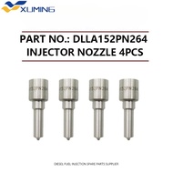XM 4pcs Fuel Injector Nozzle DLLA152PN264 for ISUZU Elf NPR NPS 4HG1 4HG1T 4HK1 4HK1T