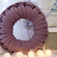 【材料包】甜甜圈抱枕-冰島毛線材料包/巨型毛線/胖胖包