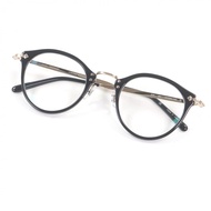 全新 Oliver Peoples Miyabi 505 限量版波士頓鏡框眼鏡，黑色和金色，47□24-142，日本製造，附防塵袋和眼鏡盒。
