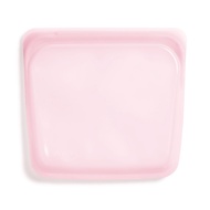 美國 Stasher - 食品級白金矽膠密封食物袋-方形-粉紅 (828ml)